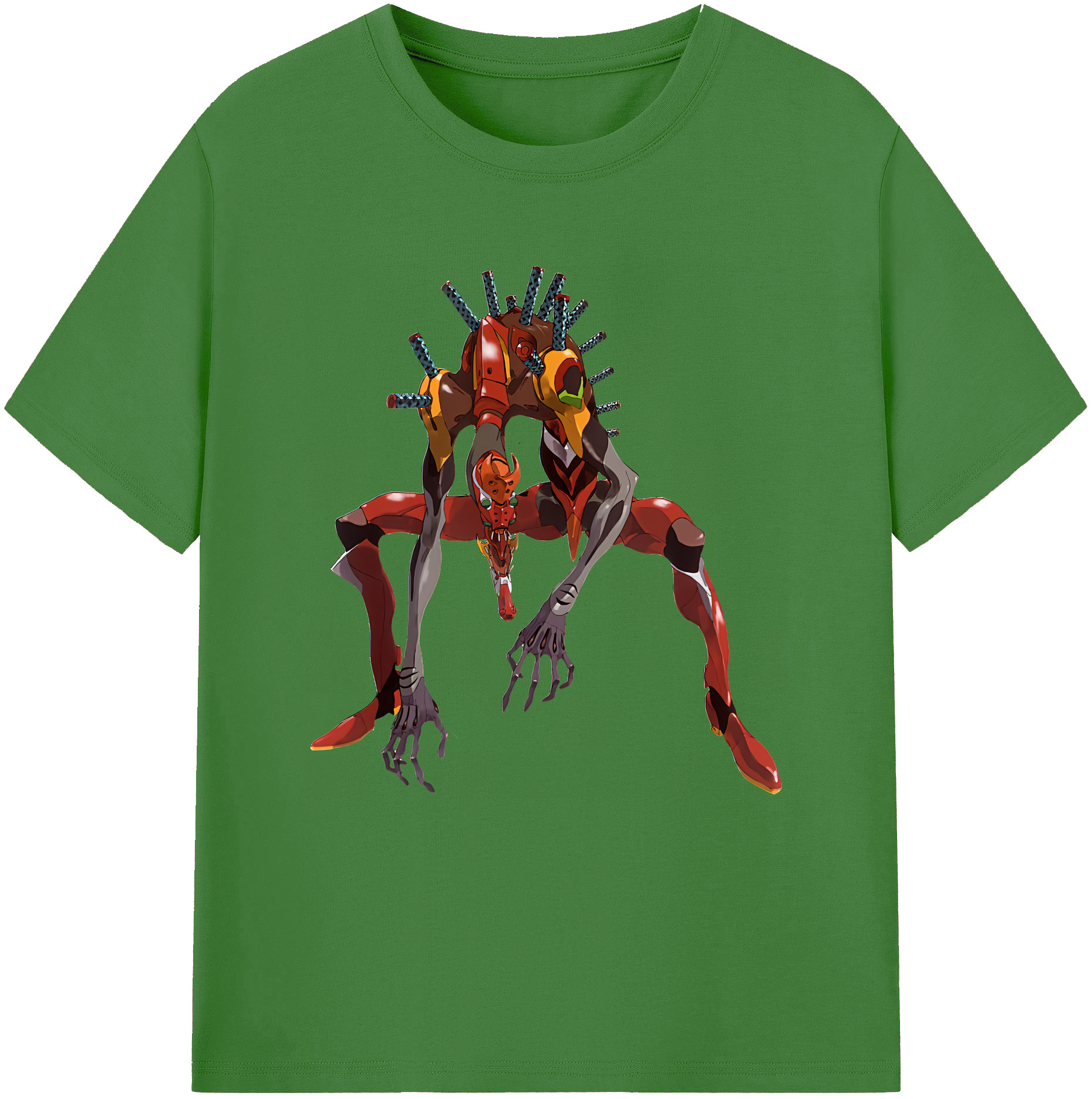 （画像用） EVA 新世紀エヴァンゲリオン レディースカジュアルプリントTシャツ（綿100％）
